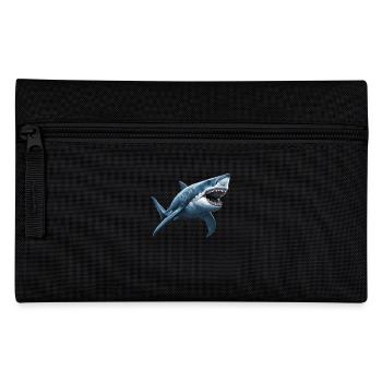 Weiße Haie Weißer Hai - Federtasche - Schwarz - Vorne