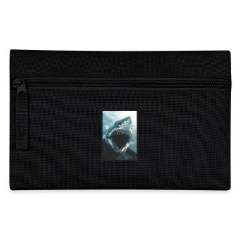 Weiße Haie Weißer Hai - Federtasche - Schwarz - Vorne