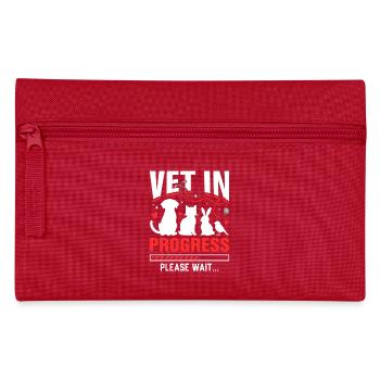 Veterinarian in training Lustig - Pencil Case - red - Front