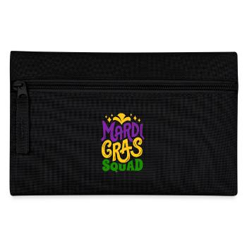 Mardi Gras Squad - Karneval - Kostüm - Geschenk - Federtasche - Schwarz - Vorne