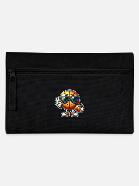 Basketball Basketballer - Federtasche - Schwarz
