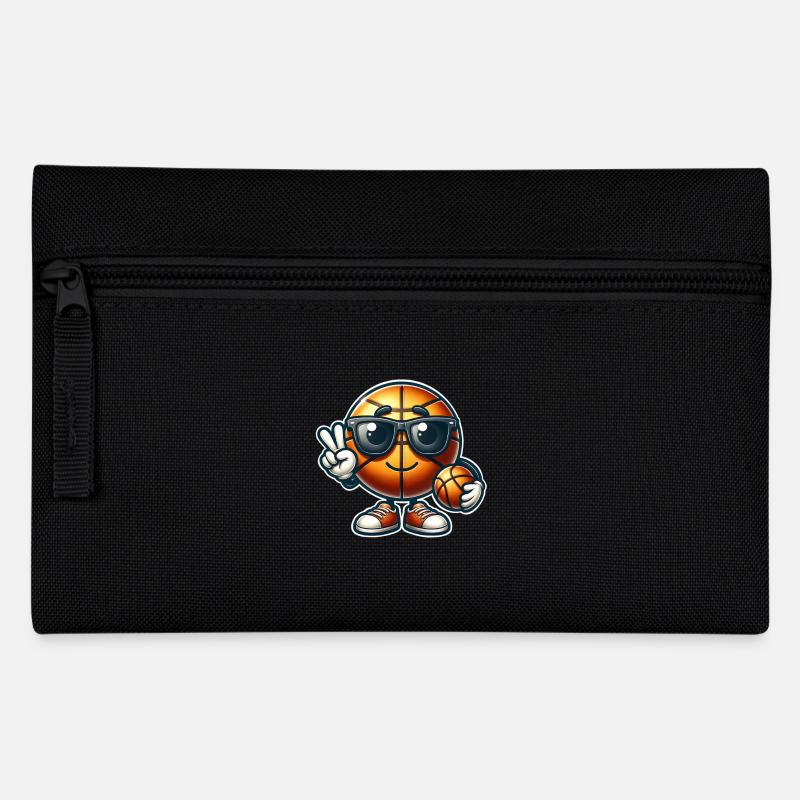 Basketball Basketballer - Federtasche - Schwarz