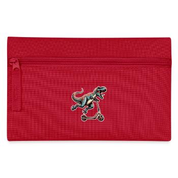 Kick Scooter E-Scooter E-Scooter T Rex Dino Scooter - Pencil Case - red - Front