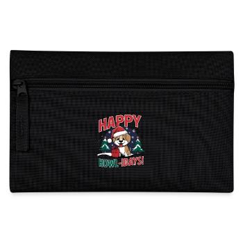 Happy Howl-Idays pour les amoureux des chiens et - Trousse - noir - Devant