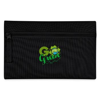 Earth Day Go Green Happy Earth - Pencil Case - black - Front