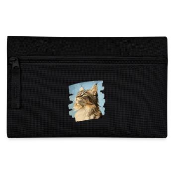 Maine Coon - Federtasche - Schwarz - Vorne