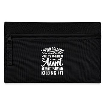 Best aunt ever - Pencil Case - black - Front