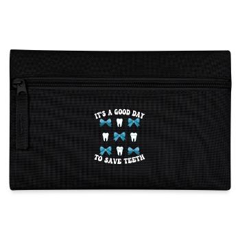 Good day to save teeth - Pencil Case - black - Front