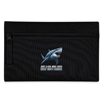 Weiße Haie Weißer Hai - Federtasche - Schwarz - Vorne