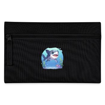 Haie Hai - Federtasche - Schwarz - Vorne
