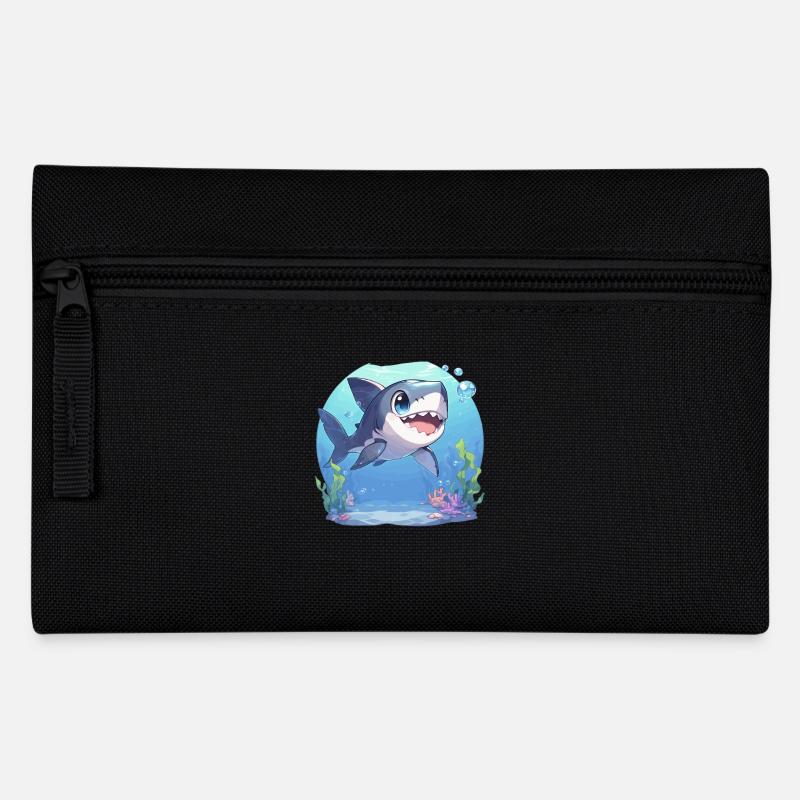 Haie Hai - Federtasche - Schwarz