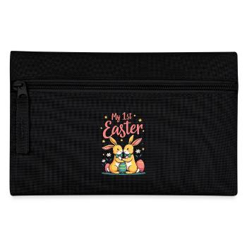 Mes 1ÈRES Lapins de Pâques Doux Pâques Première Pâques - Trousse - noir - Devant