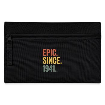 Epic Since 1941 Birth Year Birthday - Pencil Case - black - Front