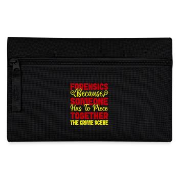Forensic Science Major Piece Together The Crime - Pencil Case - black - Front
