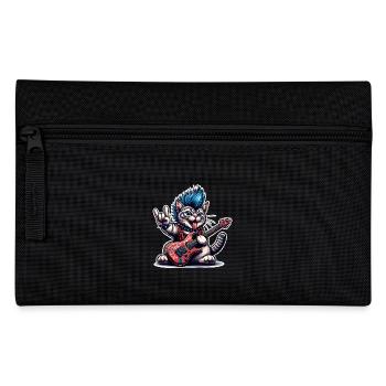 Cat Rock and Roll Guitarist - Pencil Case - black - Front