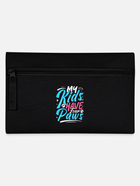 My children have four paws – pet love - Pencil Case - black