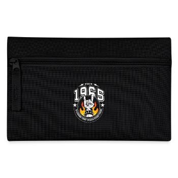 1965 Geburtstag, rockt alles, 60. Geburtstag - Federtasche - Schwarz - Vorne