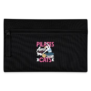Pilates et chats pour se détendre - Trousse - noir - Devant