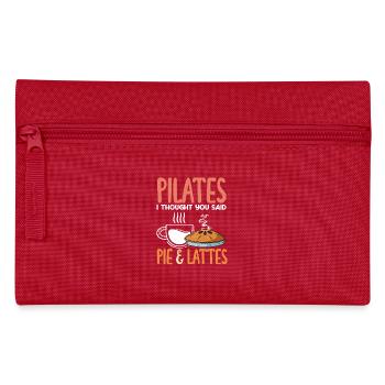 Pilates Je croyais que vous aviez dit tarte & lattes - Trousse - rouge - Devant