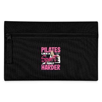 Le Pilates est comme un sport, mais en plus difficile - Trousse - noir - Devant