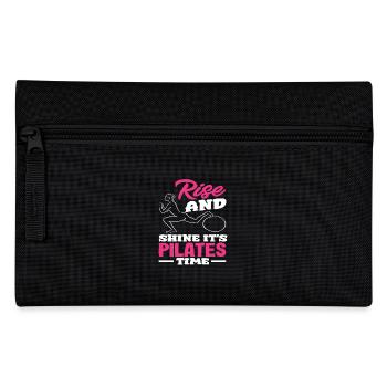 Pilates Time Get Up And Shine - Pencil Case - black - Front