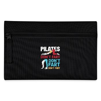 Exercice humoristique Pilates sans pets - Trousse - noir - Devant