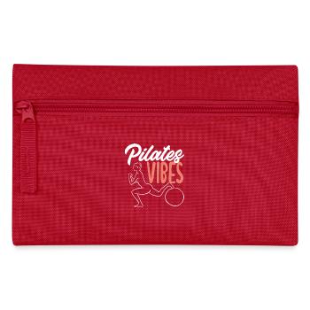 Inspiration Pilates Vibes pour votre pratique - Trousse - rouge - Devant