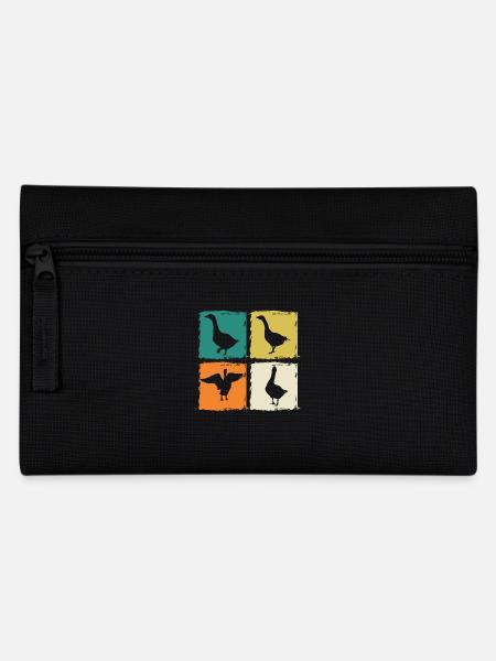 Gans - Federtasche - Schwarz