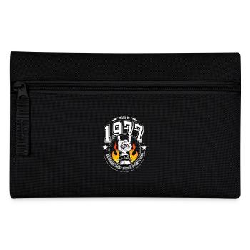 1977 Birthday, rocks everything - Pencil Case - black - Front