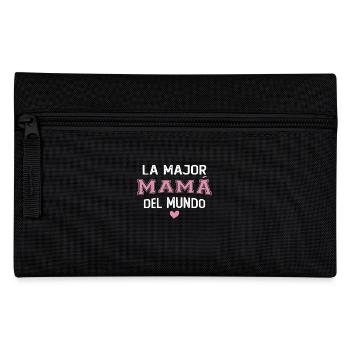 Die beste Mama der Welt Muttertag - Federtasche - Schwarz - Vorne