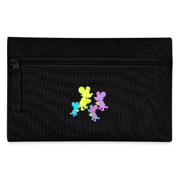 Souris Rétro Souris 80s 90s Vintage Enfants Enfant - Trousse - noir - Devant