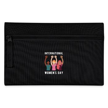 Journée internationale de la femme - Cadeau - Trousse - noir - Devant