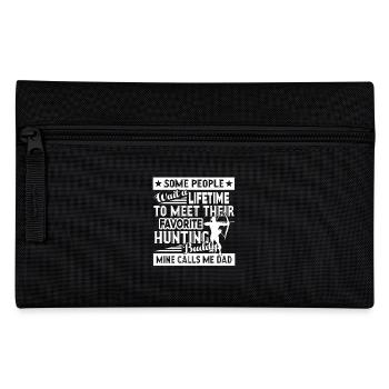 Hunting Proud Dad Of Hunting Buddy - Pencil Case - black - Front