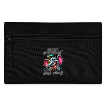 Mieux vaut être fou que l’un d’entre vous – éléphant - Trousse - noir - Devant