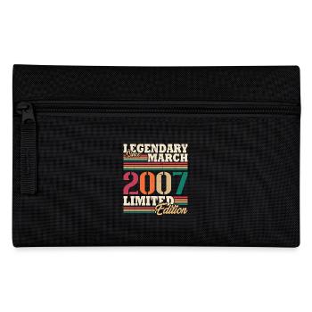 Vintage 2007 Mars Cadeau Anniversaire Rétro - Trousse - noir - Devant