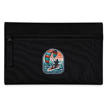 Kitesurfing Kitesurfer Kiteboard - Pencil Case - black - Front