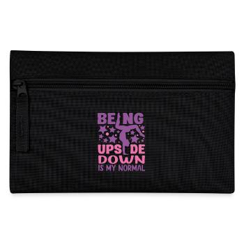 Being Upside Down Is My Normal Funny Gymnast Gift - Federtasche - Schwarz - Vorne
