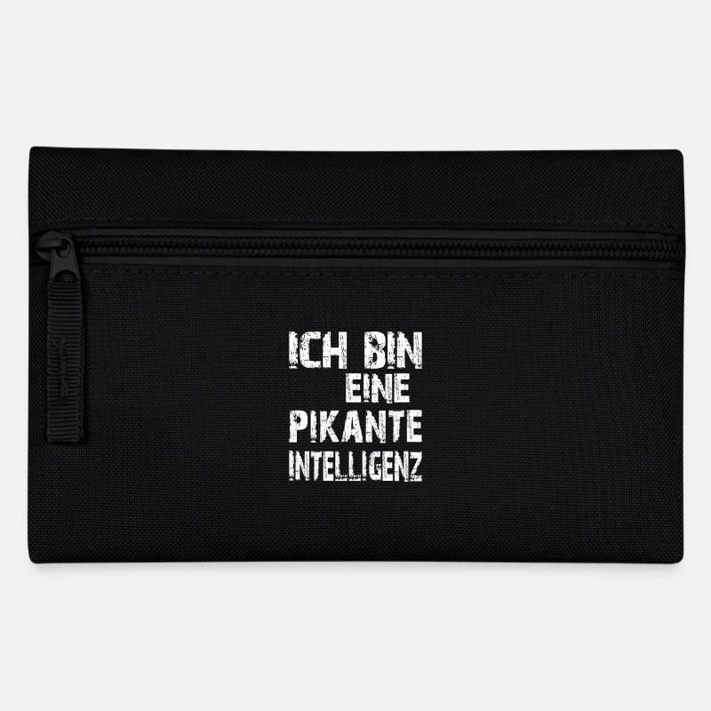 AI Saying I'm a Spicy Intelligence - Pencil Case - black