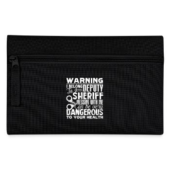 Deputy Sheriff Belong To A Deputy Sheriff - Pencil Case - black - Front
