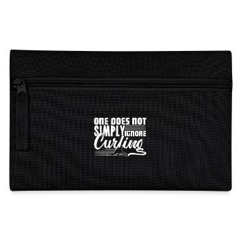 Curling One Does Not Simply Ignore Curling - Pencil Case - black - Front