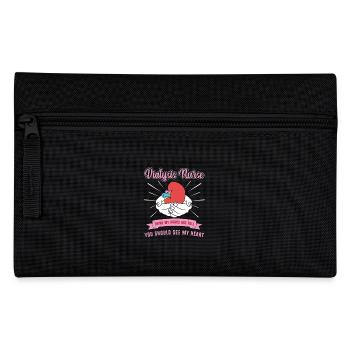 Dialyse Krankenschwester - Federtasche - Schwarz - Vorne
