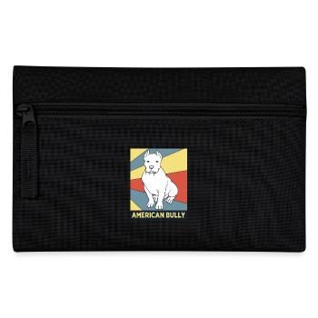 American Bully Pet Dog Dog Gift - Pencil Case - black - Front