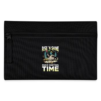 Duck hunters shoot heavier loads flag - Pencil Case - black - Front