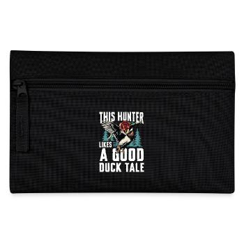 Duck hunters shoot heavier loads flag - Pencil Case - black - Front