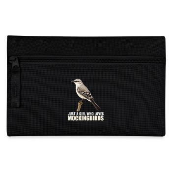 Spottdrosseln Spottdrossel - Federtasche - Schwarz - Vorne