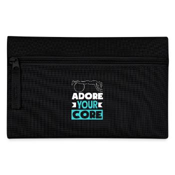 Pilates Adore Your Core Motivation - Federtasche - Schwarz - Vorne
