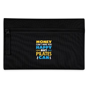 Le Pilates rend heureux, pas l’argent - Trousse - noir - Devant