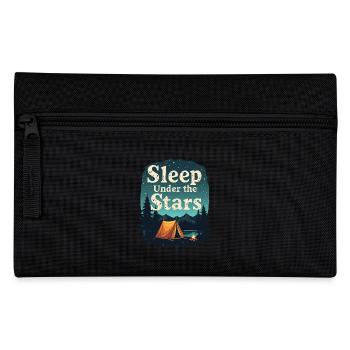Sleep Under the Stars Camping & Outdoor Abenteuer - Federtasche - Schwarz - Vorne