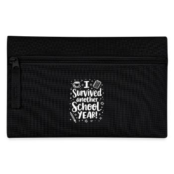 I Survived Another School Year – Teacher Student - Pencil Case - black - Front