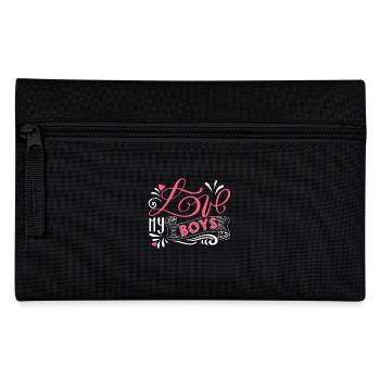 Mother's Day I Love My Boys - Pencil Case - black - Front